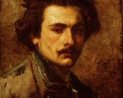 托马斯 库图尔 : Thomas Couture, self-portrait